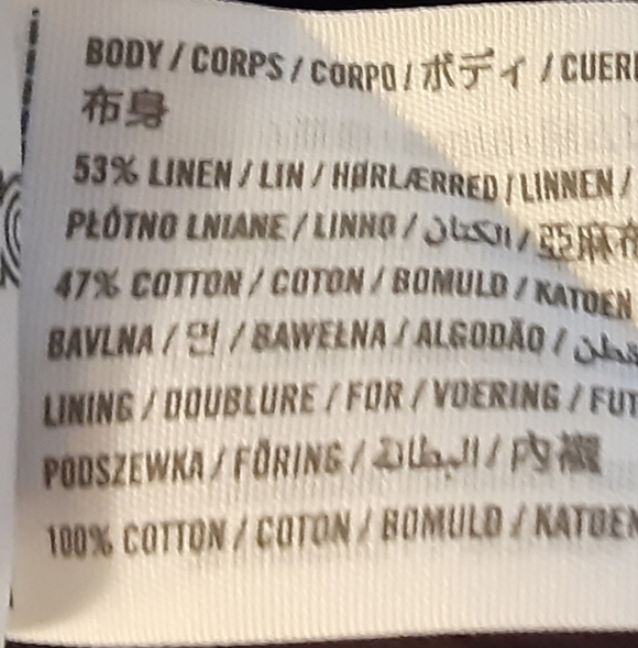 Abercrombie & Fitch Black Corset Style Linen Blend Crop Top Tank - Picture 6 of 9